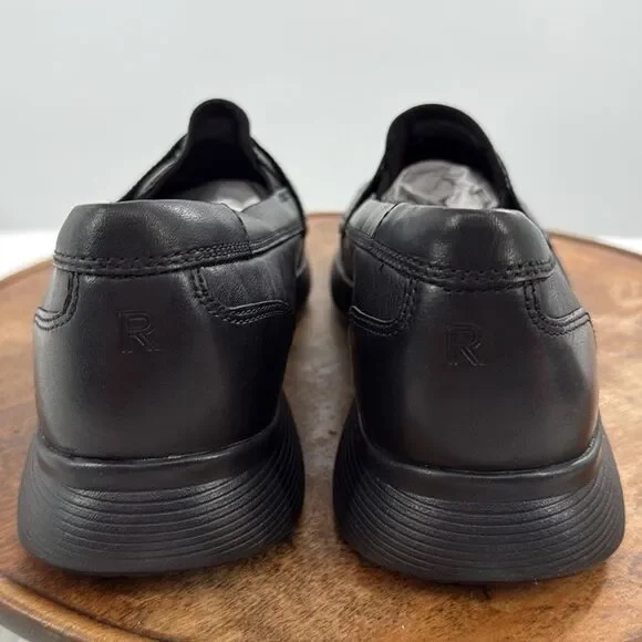 Rockport Shoes Mens 11 Black Leather Penny Loafer Slip On DresSports Comfort - Picture 4 of 11